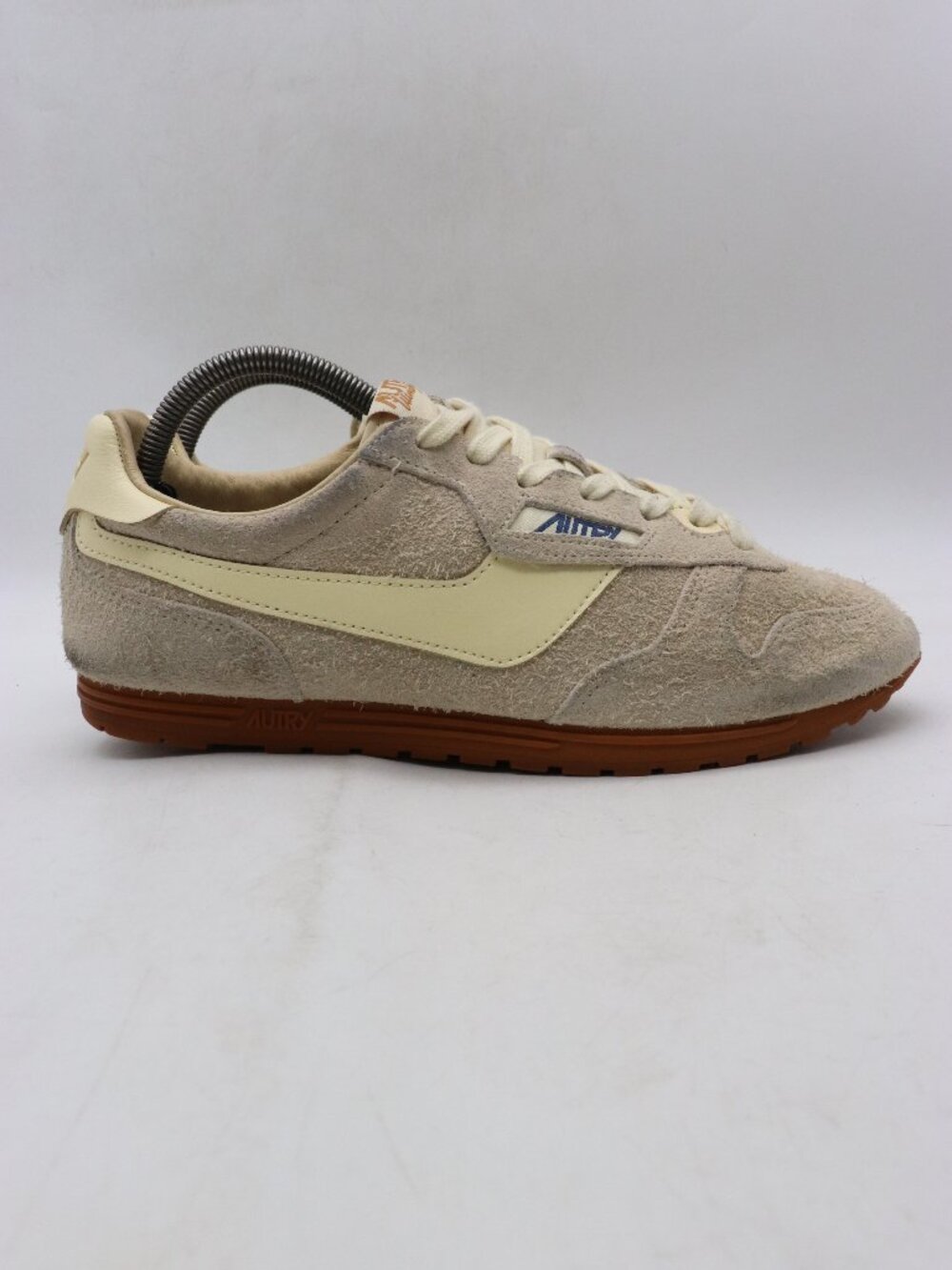 Autry Windspin Men's Size EU 41 IT Low-Top Sneakers Gray Beige Athletic Walking